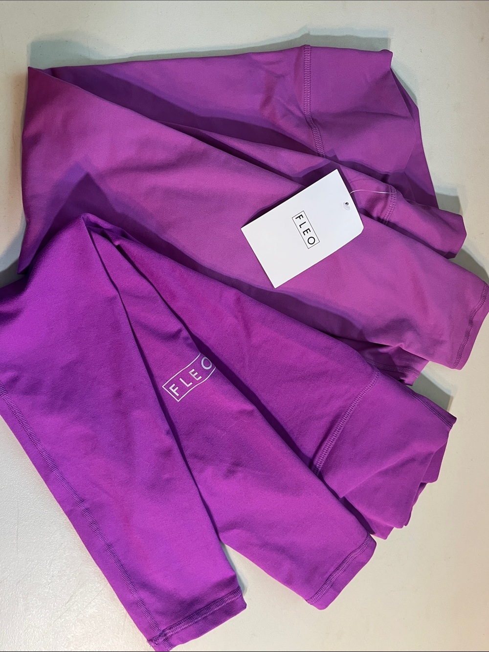 Fleo Vibrant Magenta High-Waist Leggings